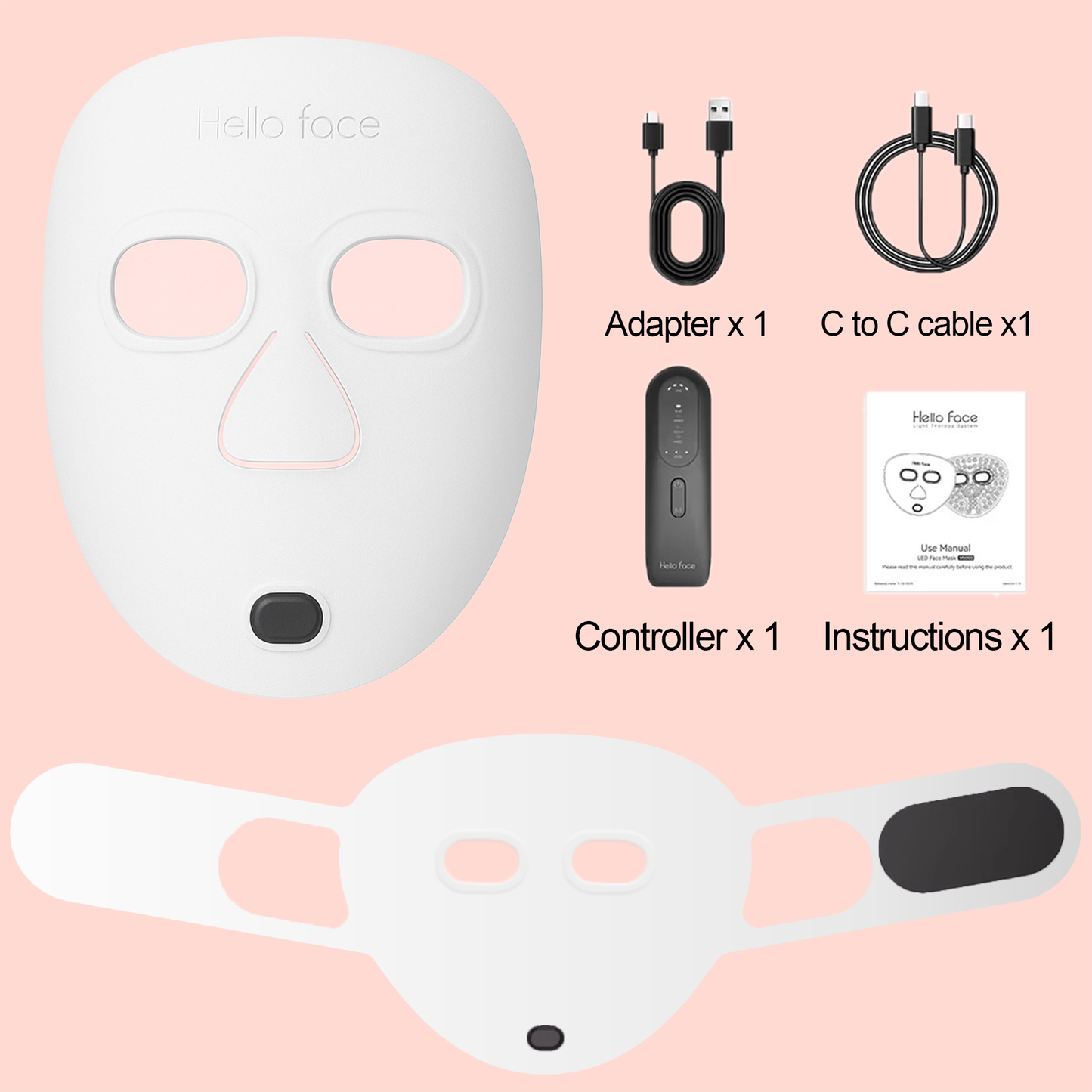 Hello Face Red Light Therapy Mask
